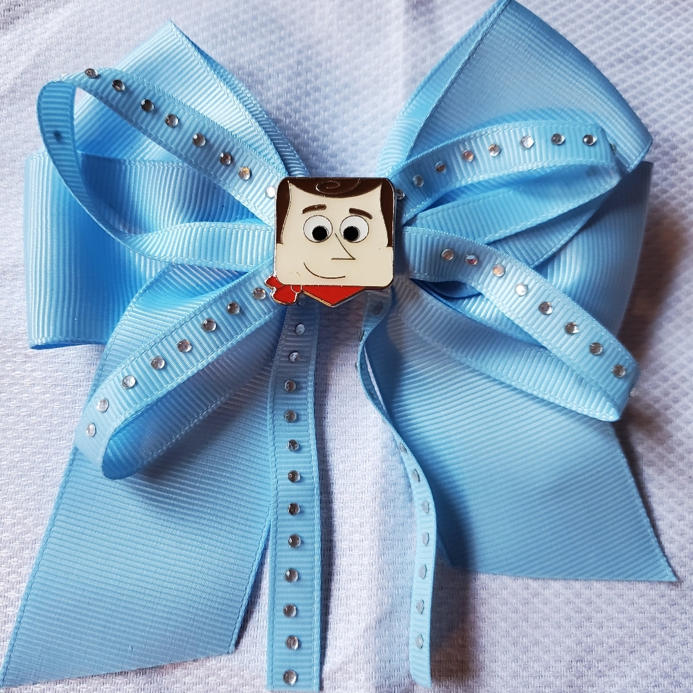 Toy Story Woody Hair Clip Bow